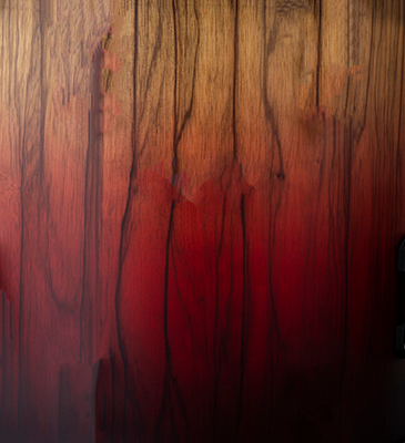 Matte Red Fade over Limba