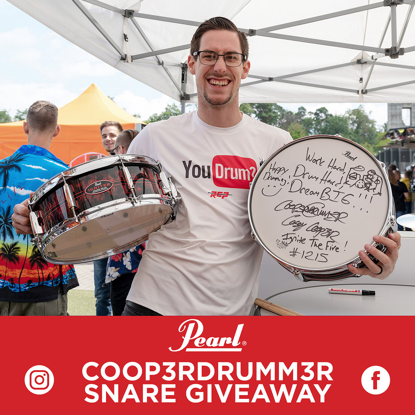 COOPP3RDRUMM3R SNARE GIVEAWAY