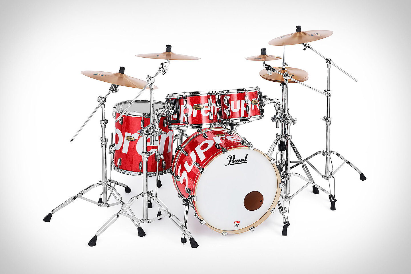 Supreme Pearl Session Studio Select Drum Set Red - SS19 - US