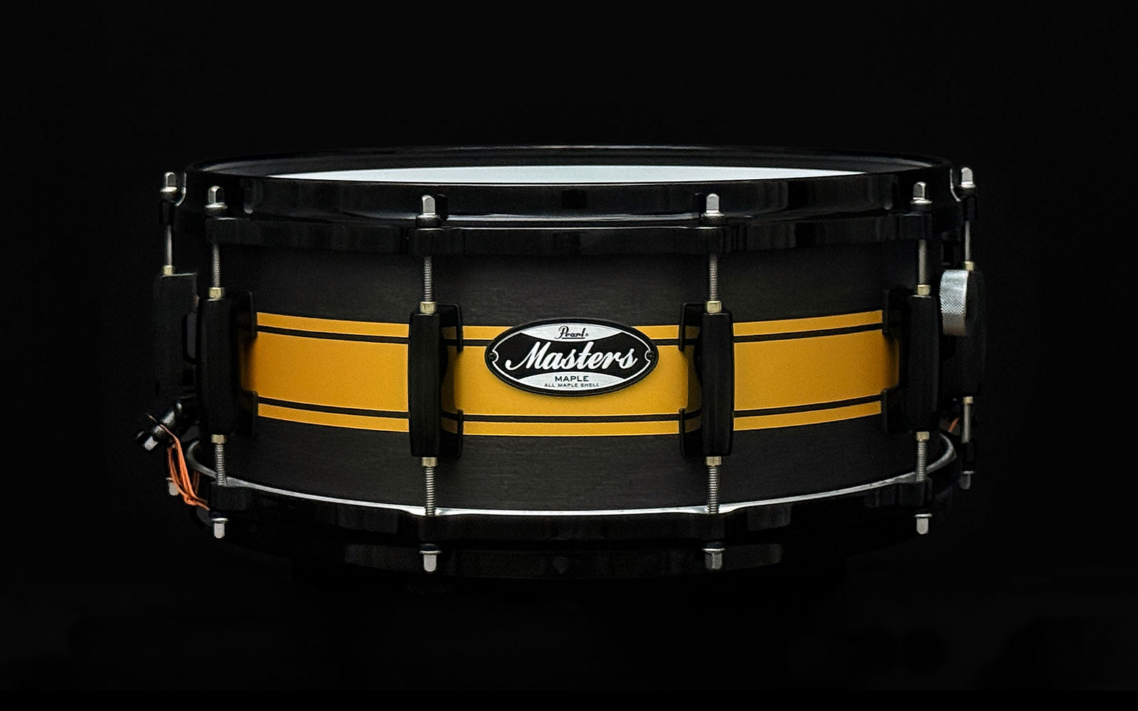 Miguel Lamas with Pearl Masters Maple Snare
