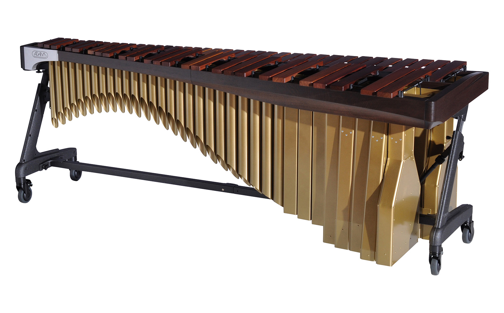 MAHAA50 Adams 5.0 Alpha Marimba 9E3 Espresso-Satin Gold_Audience Side