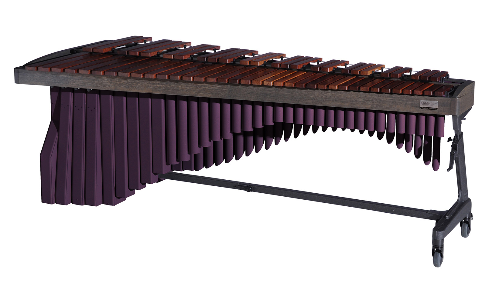 MAHAA50 Adams 5.0 Alpha Marimba 9G4 Graphite-Purple Dusk_Player Side