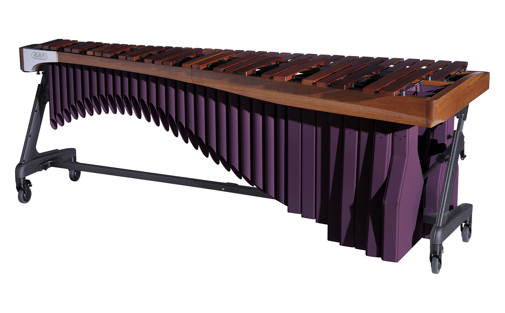 MAHAA50 Adams 5.0 Alpha Marimba 9T4 Walnut-Purple Dusk_Audience Side