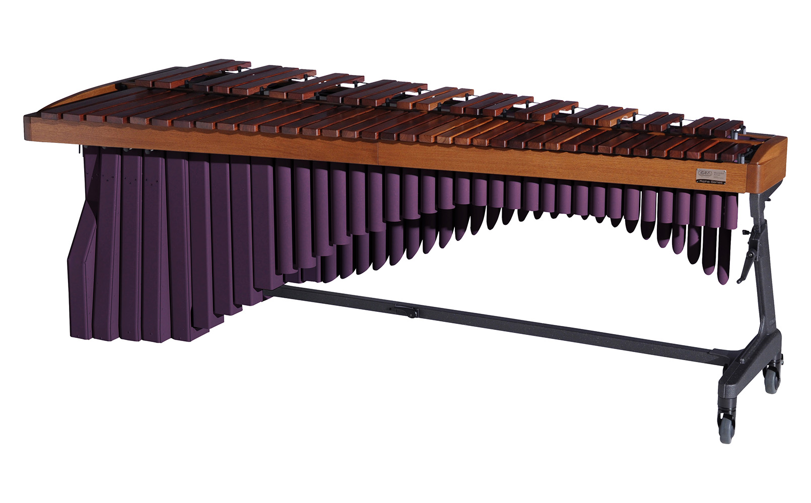 MAHAA50 Adams 5.0 Alpha Marimba 9T4 Walnut-Purple Dusk_Player Side