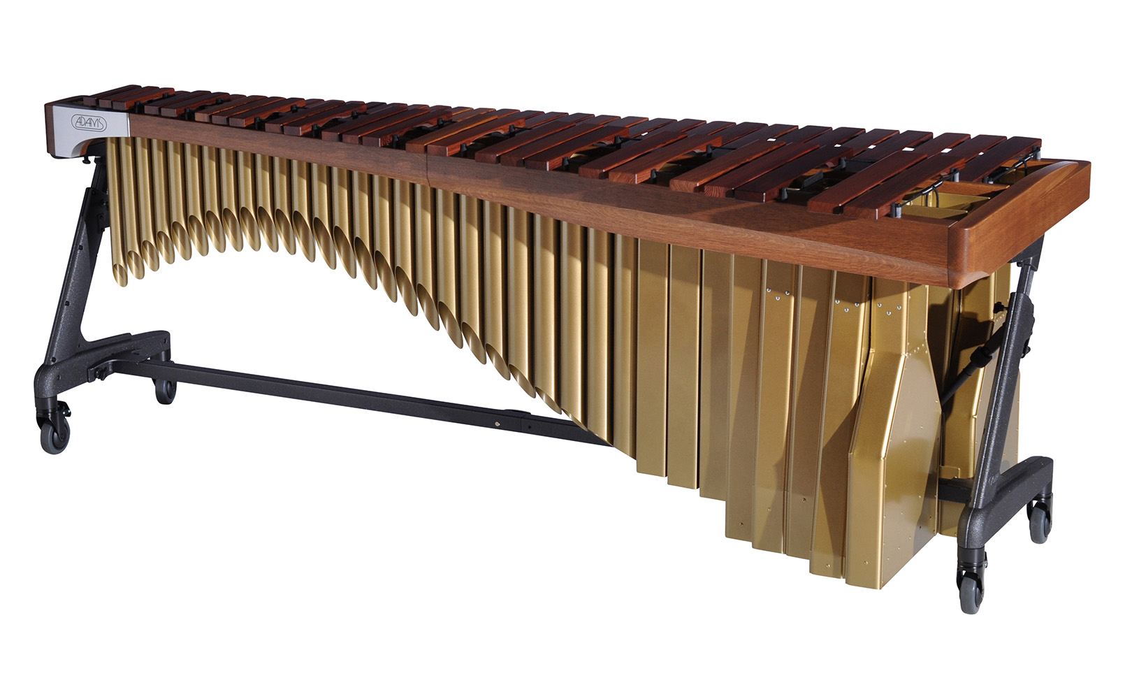 MAHAA50 Adams 5.0 Alpha Marimba 9T3 Walnut-Satin Gold_Audience Side