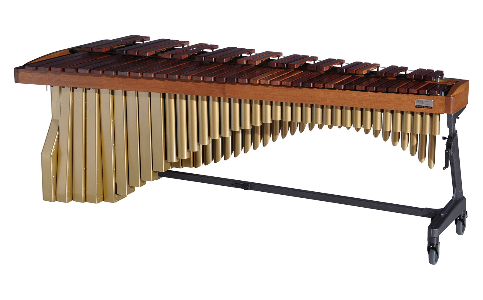 MAHAA50 Adams 5.0 Alpha Marimba 9T3 Walnut-Satin Gold_Player Side