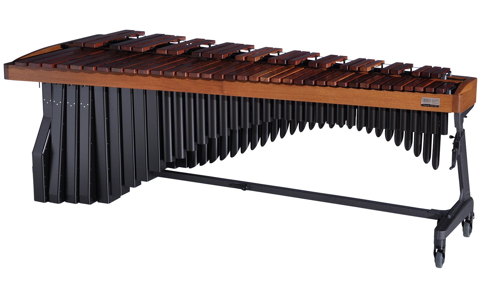 MAHAA50 Adams 5.0 Alpha Series Marimba 9T1 Walnut-Midnight Black_Player Side