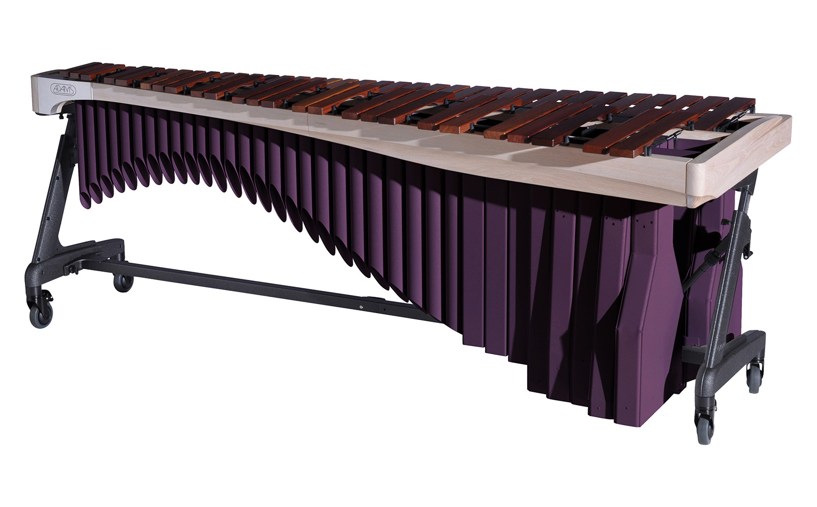 MAHAA50 Adams 5.0 Alpha Marimba 9W4 Whitewash-Purple Dusk_Audience Side