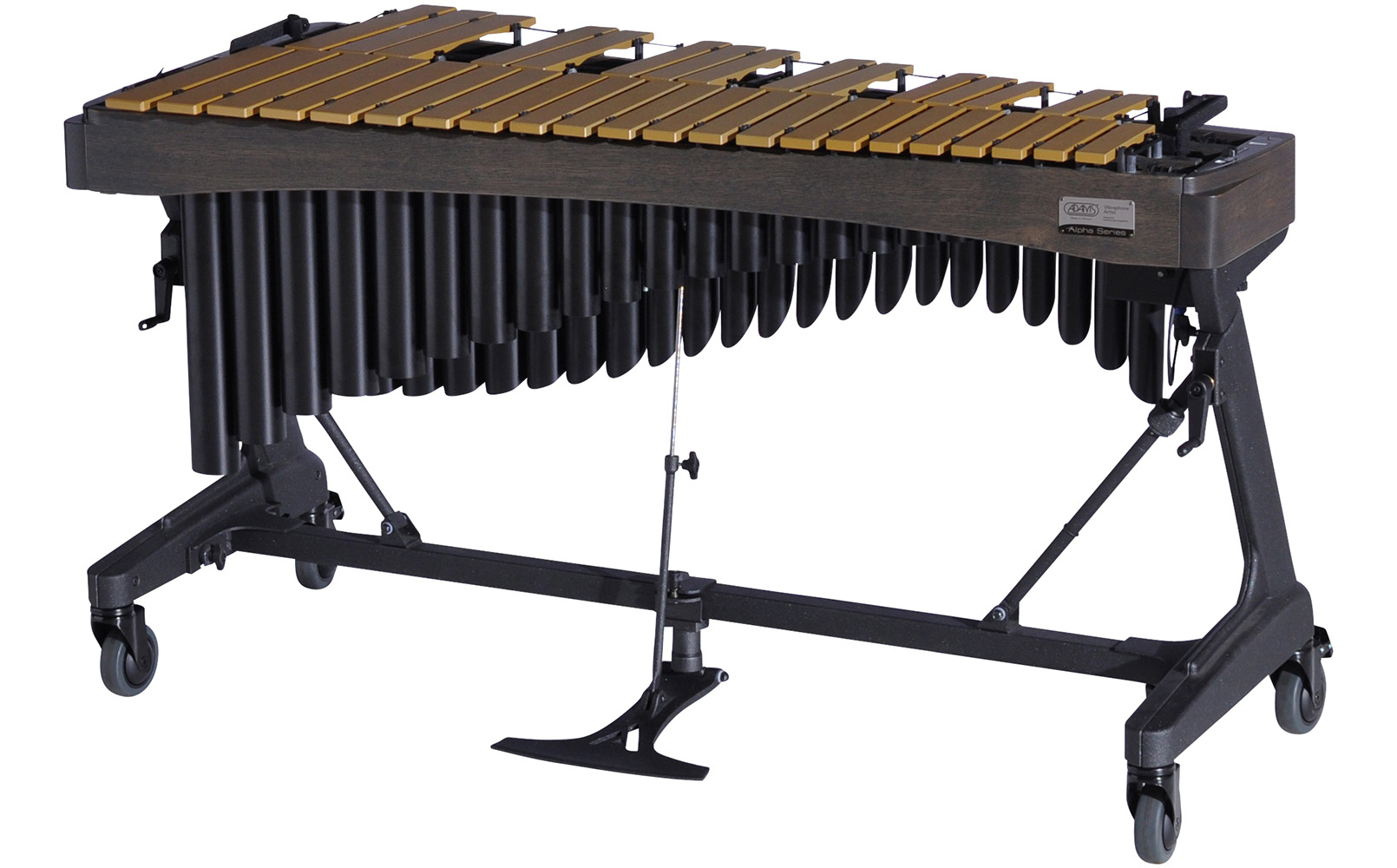 VAWA30G Adams 3.0 Alpha Vibraphone Gold Bars With Motor 9G1 Graphite-Midnight Black_Player Side