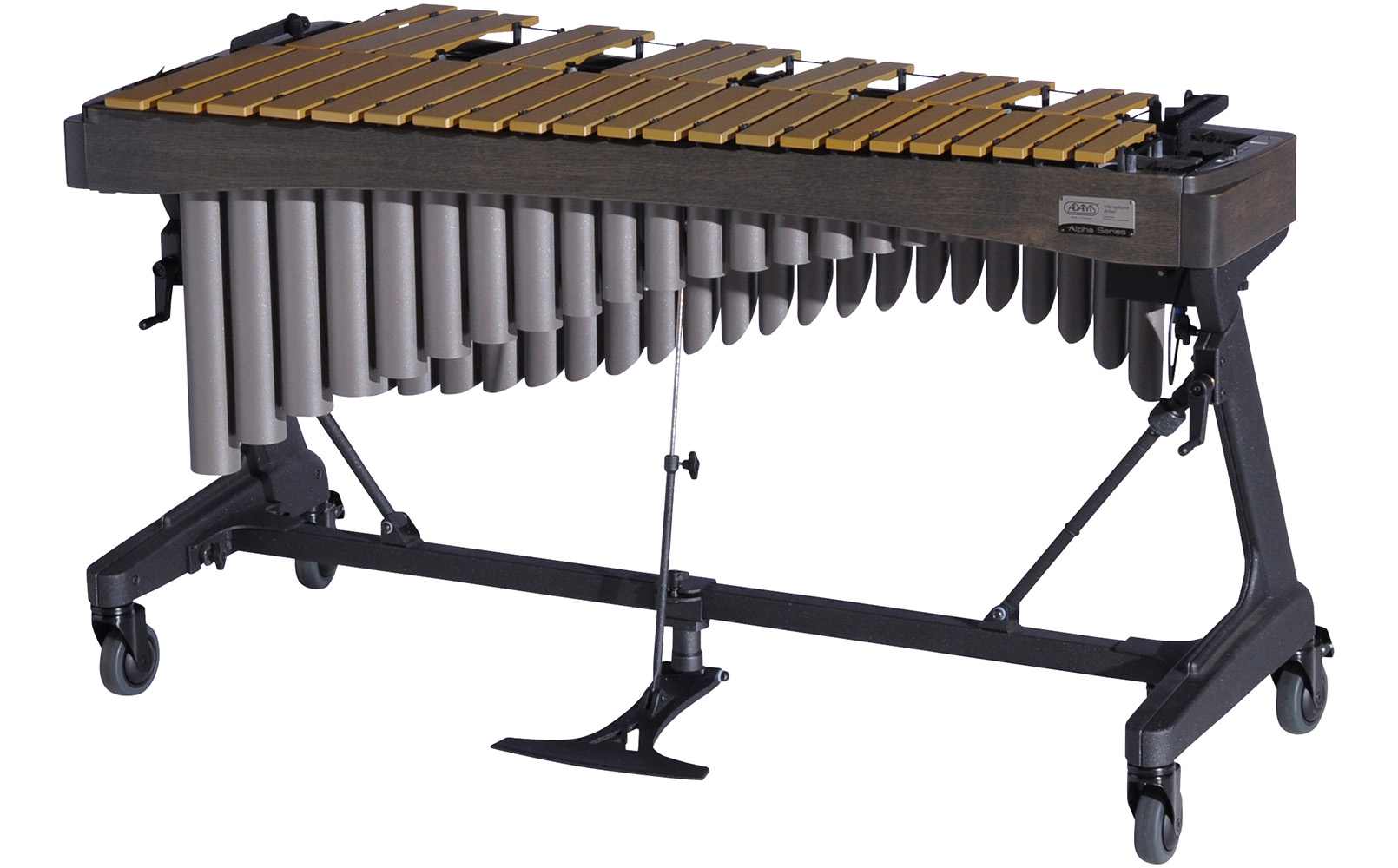 VAWA30G Adams 3.0 Alpha Vibraphone Gold Bars With Motor 9G2 Graphite-Desert_Player Side