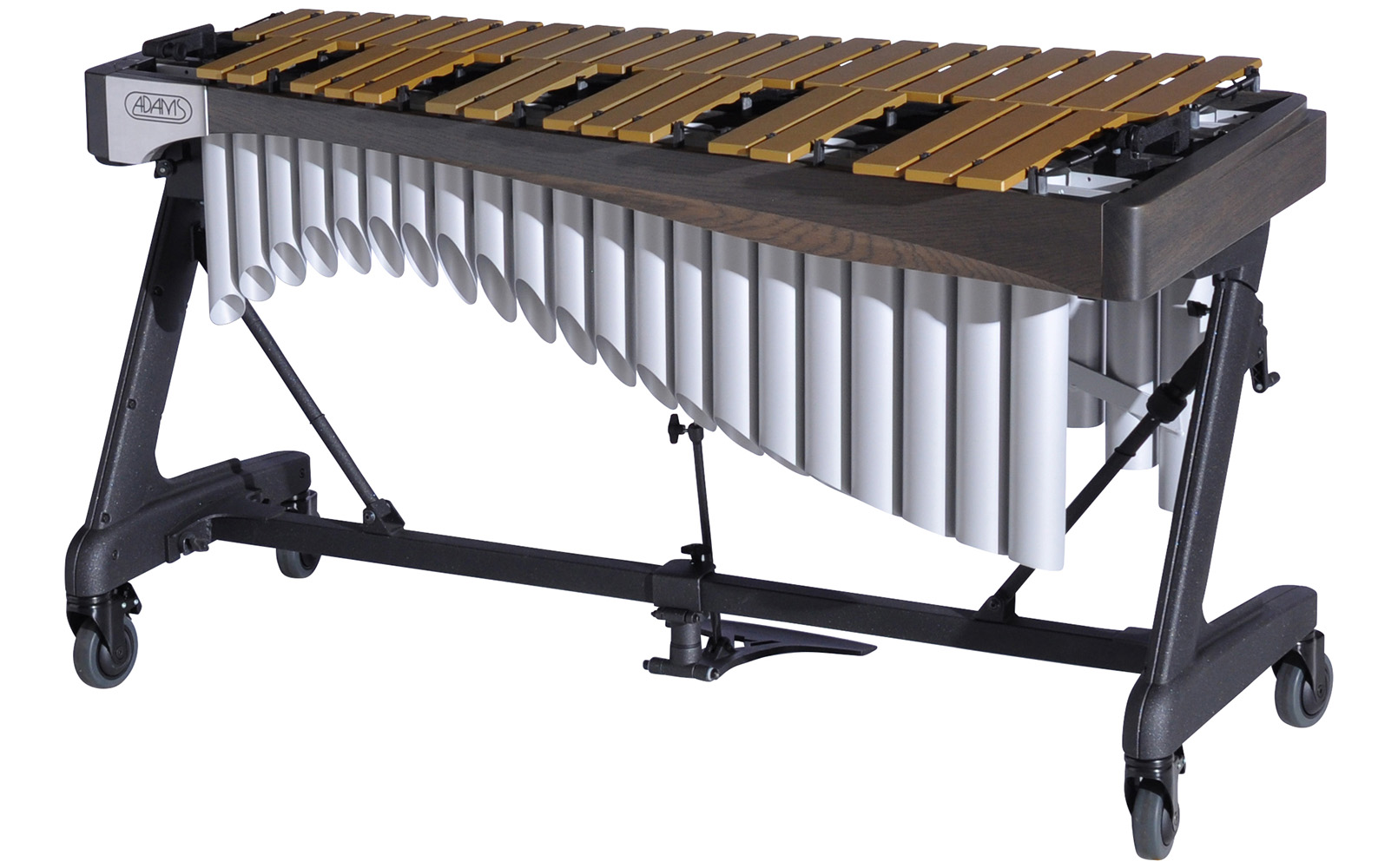 VAWA30G Adams 3.0 Alpha Vibraphone Gold Bars With Motor 9G5 Graphite-Titanium Silver_Audience Side