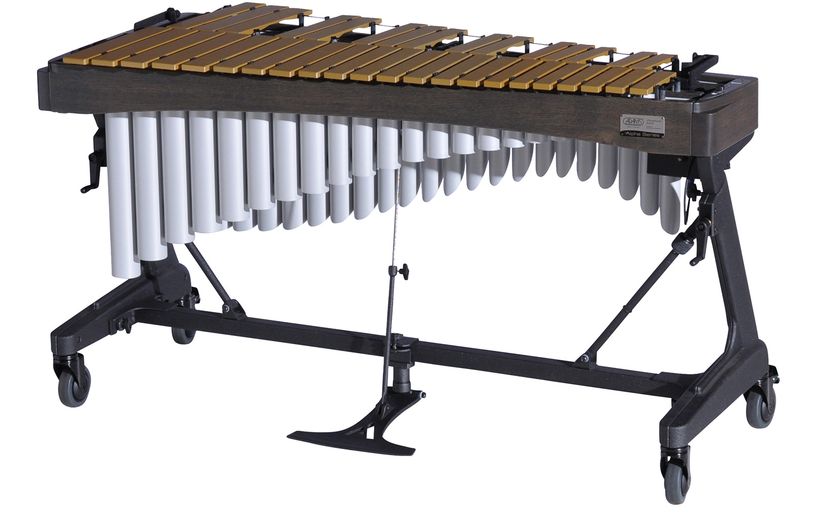 VAWA30G Adams 3.0 Alpha Vibraphone Gold Bars With Motor 9G5 Graphite-Titanium Silver_Player Side