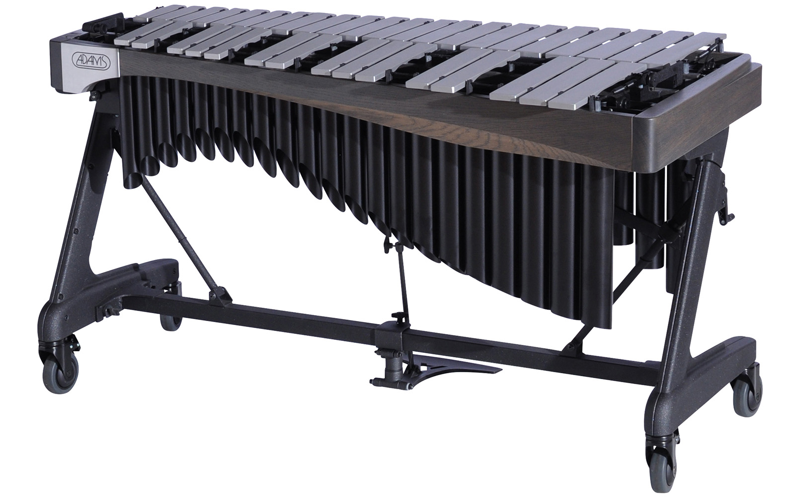 VAWA30S Adams 3.0 Alpha Vibraphone Silver Bars With Motor 9G1 Graphite-Midnight Black_Audience Side