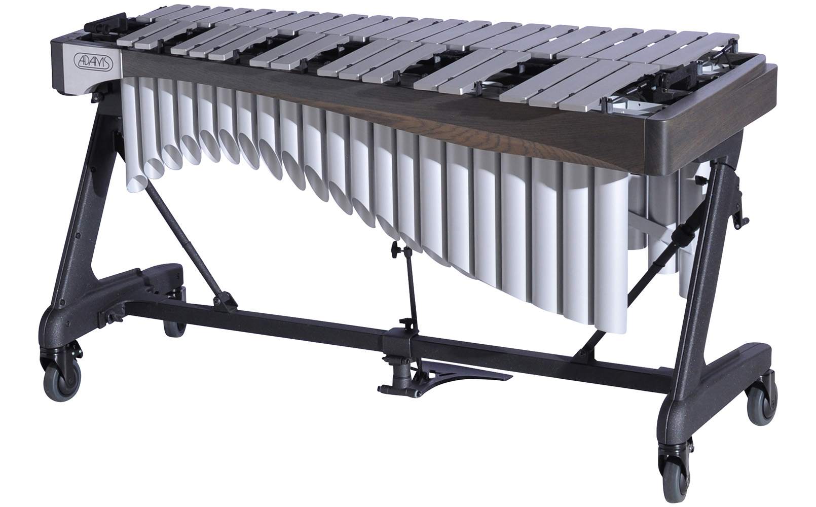 VAWA30S Adams 3.0 Alpha Vibraphone Silver Bars With Motor 9G5 Graphite-Titanium Silver_Audience Side.jpg