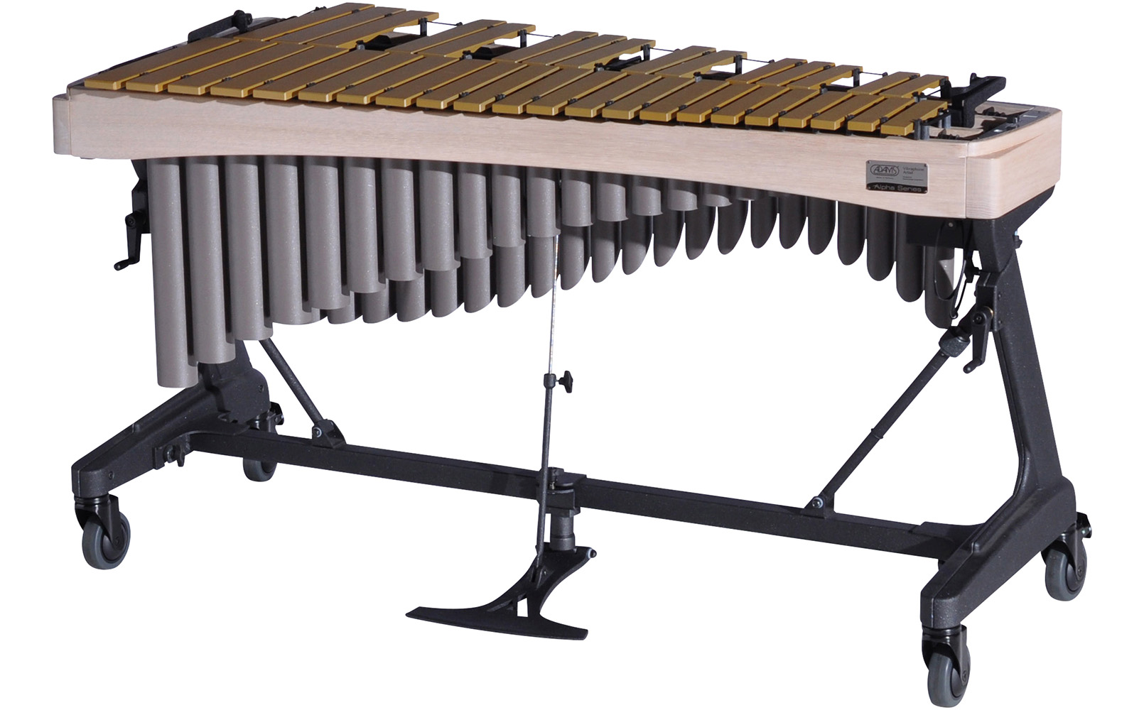 VAWA30G Adams 3.0 Alpha Vibraphone Gold Bars With Motor 9W2 Whitewash-Desert_Player Side