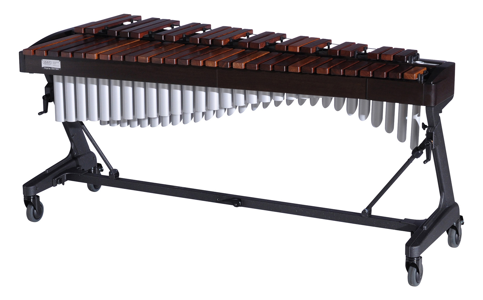 XAHAA40 Adams 4.0 Alpha Xylophone, 9E5 Espresso_Titanium Silver_Player Side
