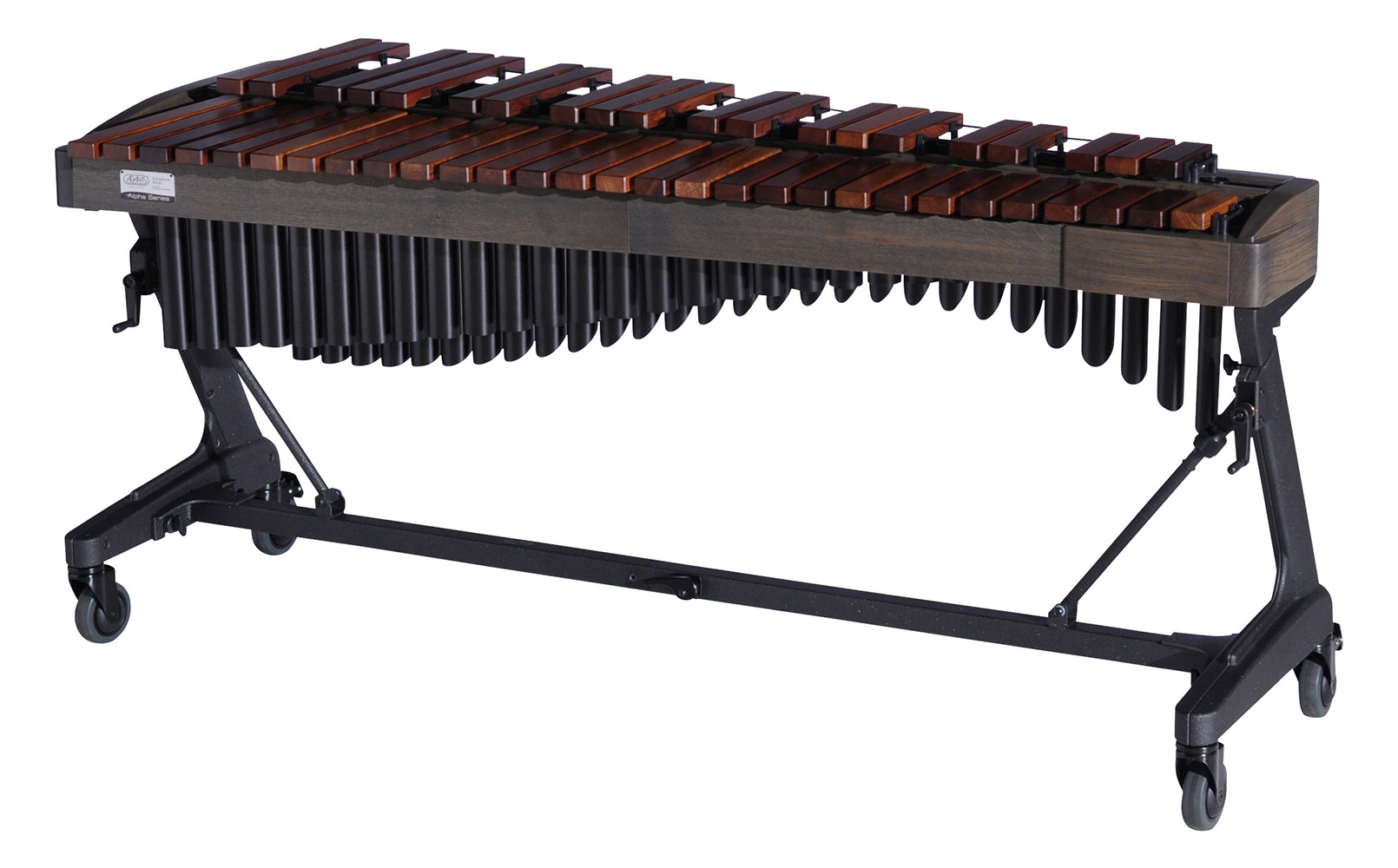 XAHAA40 Adams 4.0 Alpha Xylophone, 9G1 Graphite_Midnight Black_Player Side