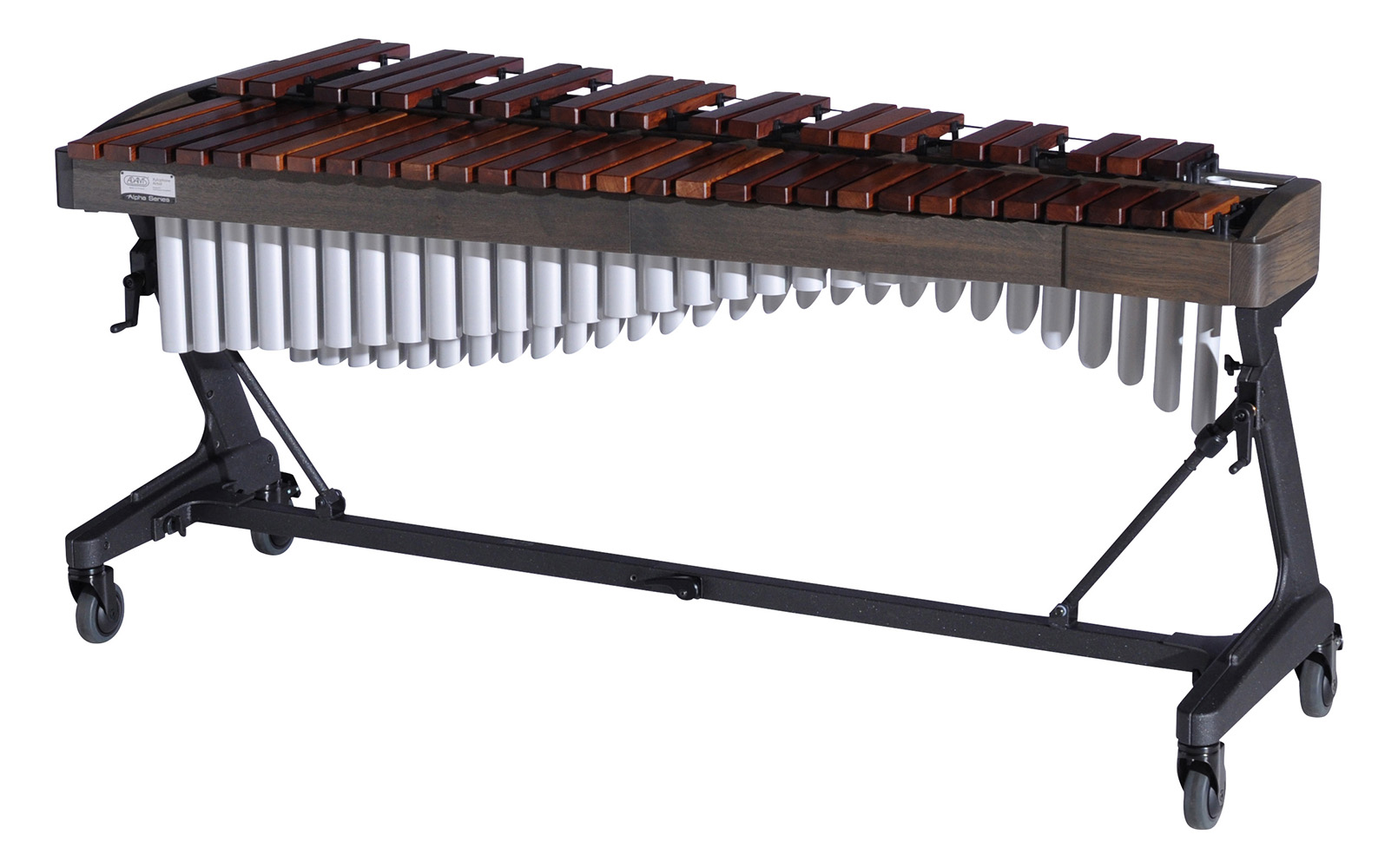 XAHAA40 Adams 4.0 Alpha Xylophone, 9G5 Graphite_Titanium Silver_Player Side