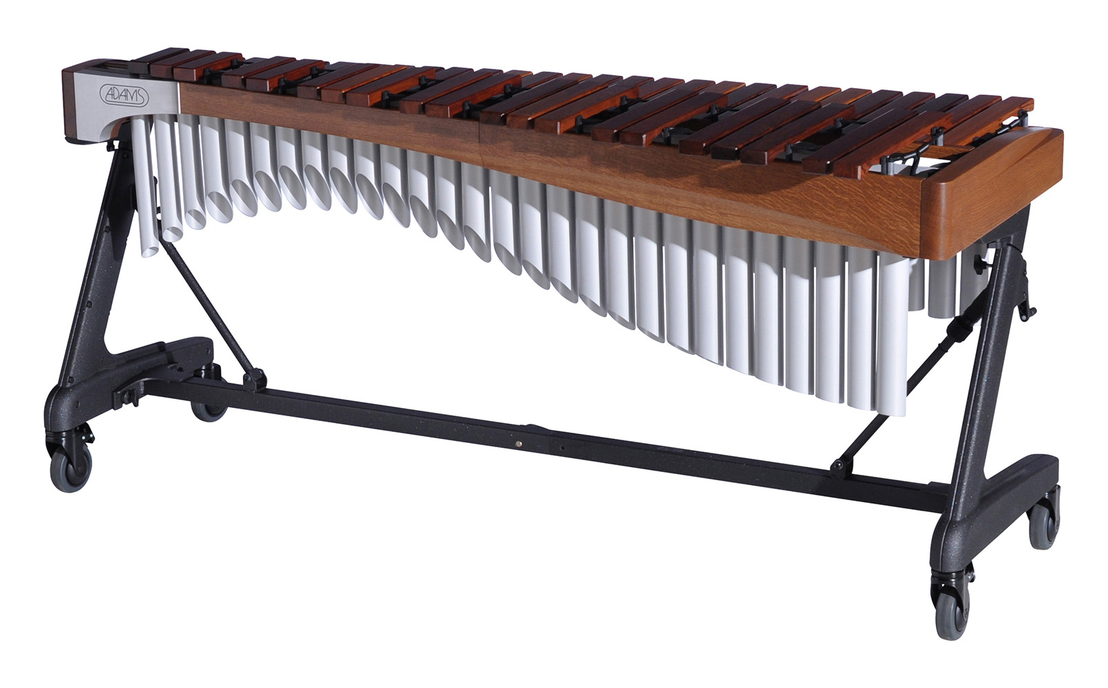XAHAA40 Adams 4.0 Alpha Xylophone, 9T5 Walnut_Titanium Silver_Audience Side