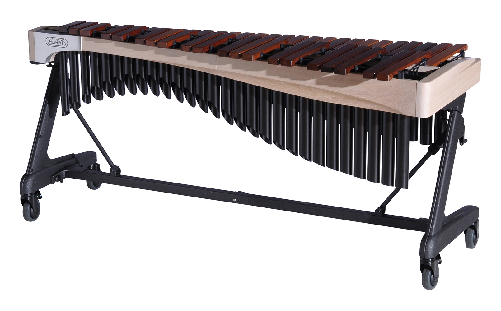 XAHAA40 Adams 4.0 Alpha Xylophone, 9W1 WhiteWash_Midnight Black_Audience Side