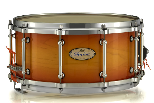  Pearl Philharmonic Concert Snare Drum, 14 x 5, 6-Ply Maple,  PHP1450/N #103, Piano Black : Musical Instruments
