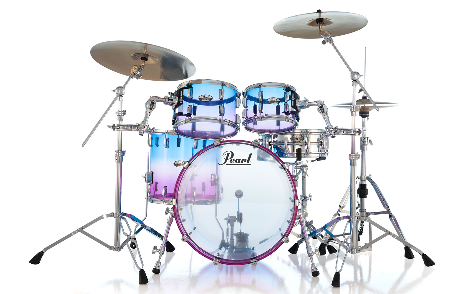Crystal Beat Series Acrylic Drums