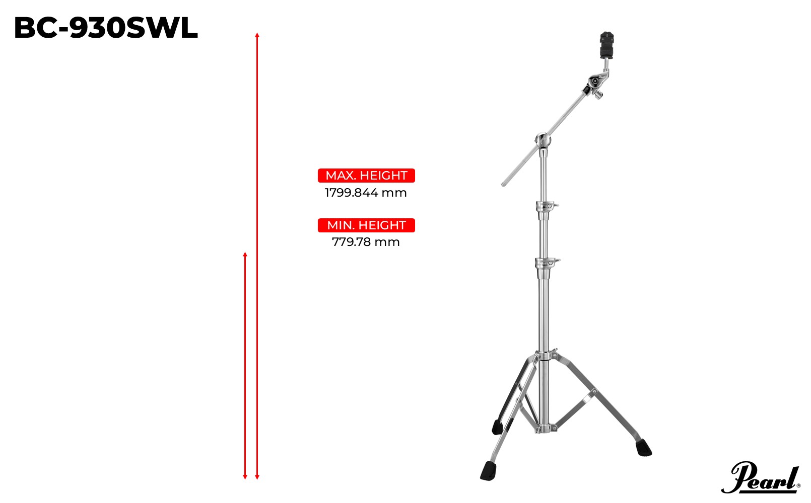 BC-930SWL Boom Cymbal Stand