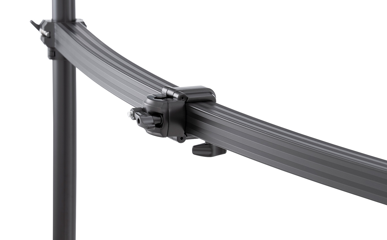 DR513C/B ICON 3-Sided Curved Drum Rack Black