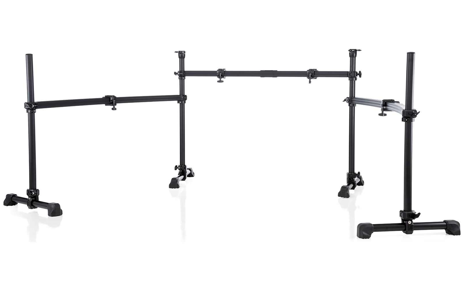 DR513C/B ICON 3-Sided Curved Drum Rack Black