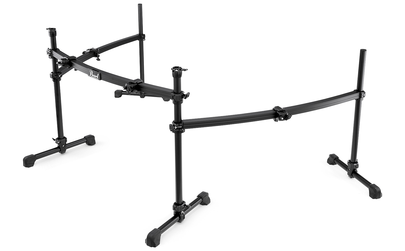 DR513C/B ICON 3-Sided Curved Drum Rack Black