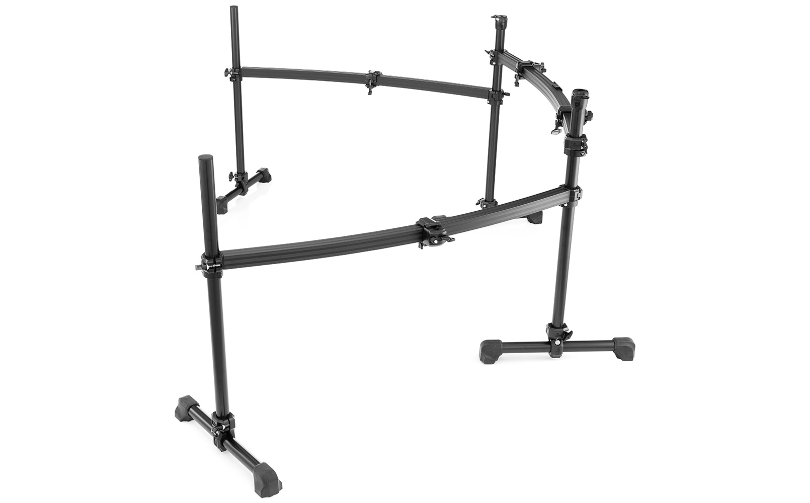 DR513C/B ICON 3-Sided Curved Drum Rack Black