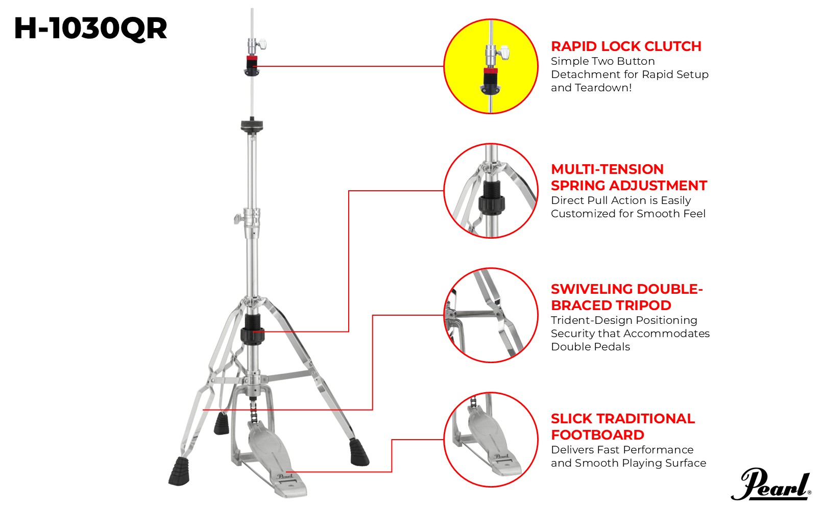 H1030QR Hi-Hat Stand