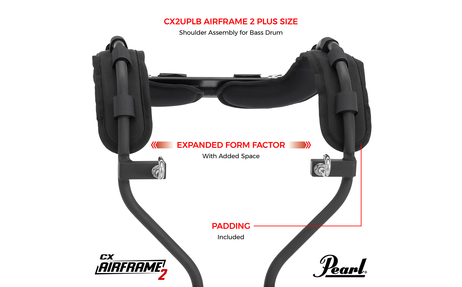 CXUPLB Airframe 2 PLUS Upper Section for Bass Drum