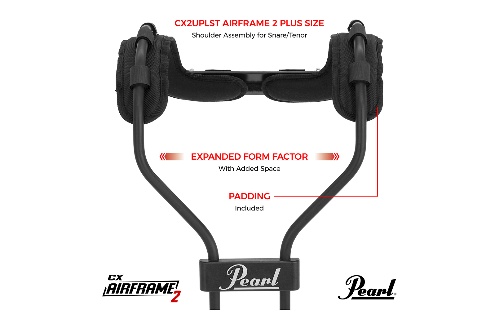 CXUPLST Airframe 2 PLUS Upper Section for Snare/Tenor