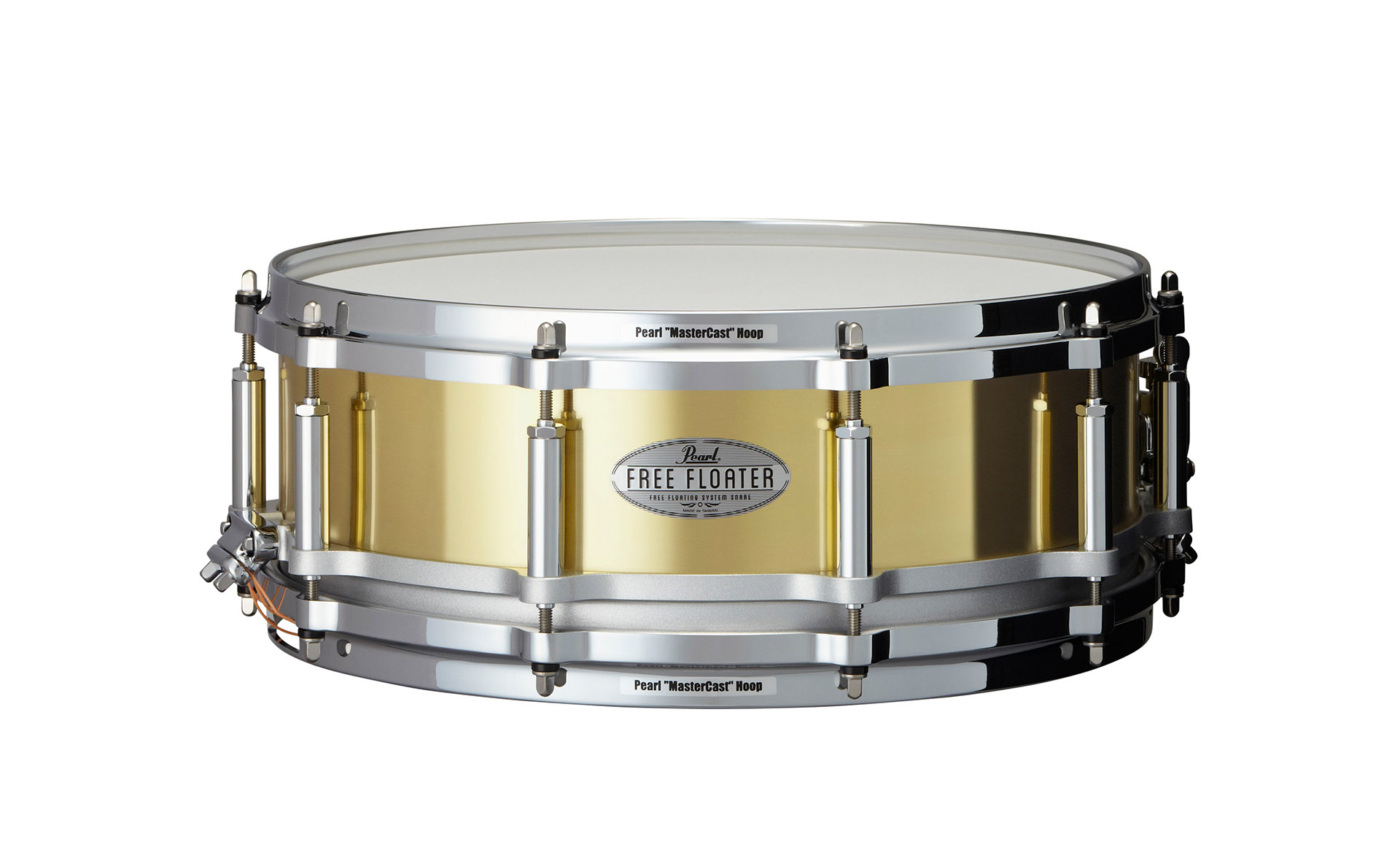 Pearl Brass Snare Drum, 3D CAD Model Library