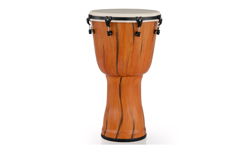 Top Tuned Djembe with PBJSTD Wood Djembe Stand
