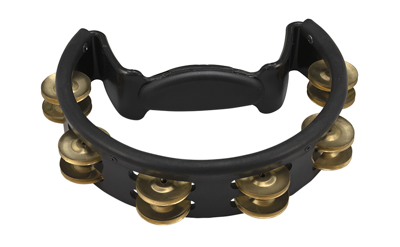 Quickmount Tambourine with Brass Jingles