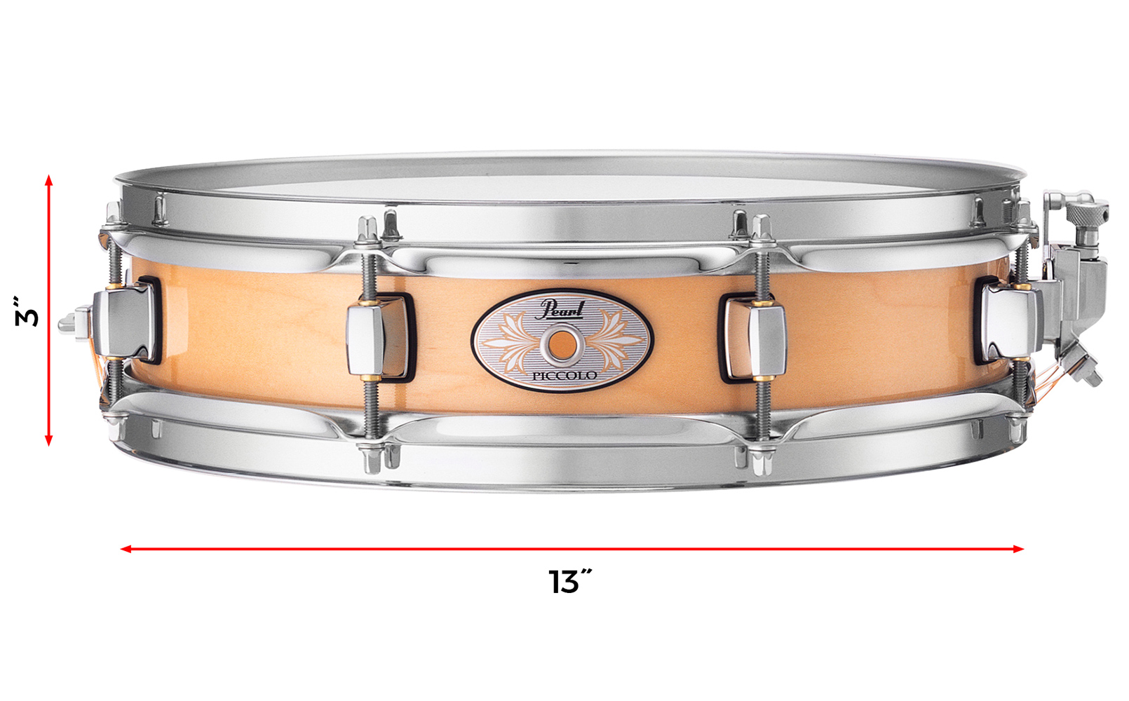 13x3 Maple Effect Piccolo Snare | Pearl Drums -Official site-