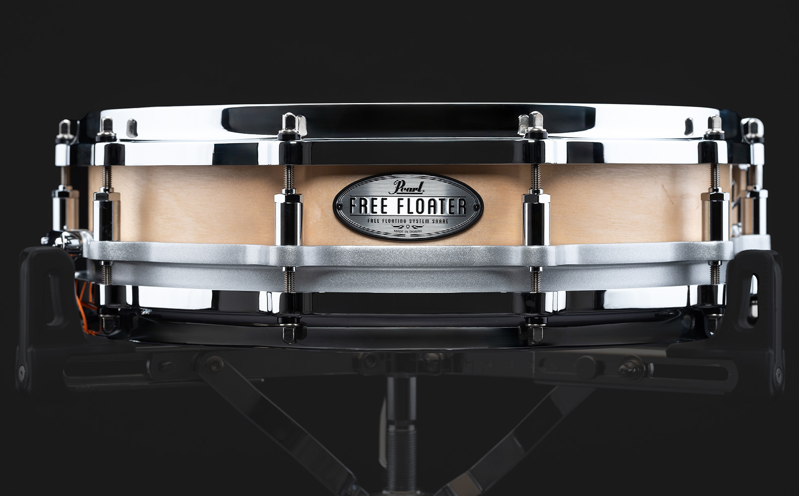 FTBB1435 14x3.5 Free Floating Birch Snare Drum 320 Satin Birch