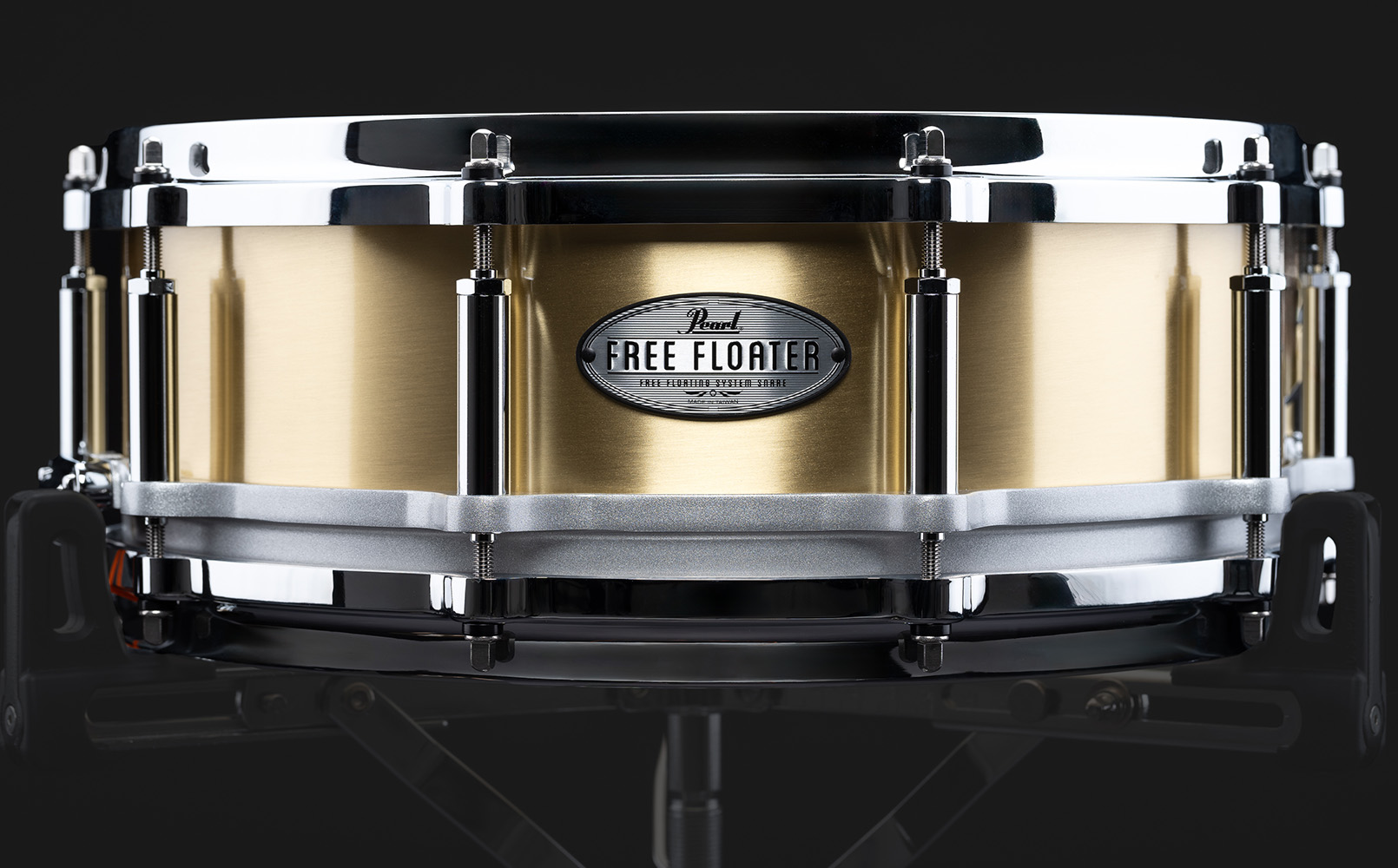 Free Floating 14"x5" Brass Snare Drum