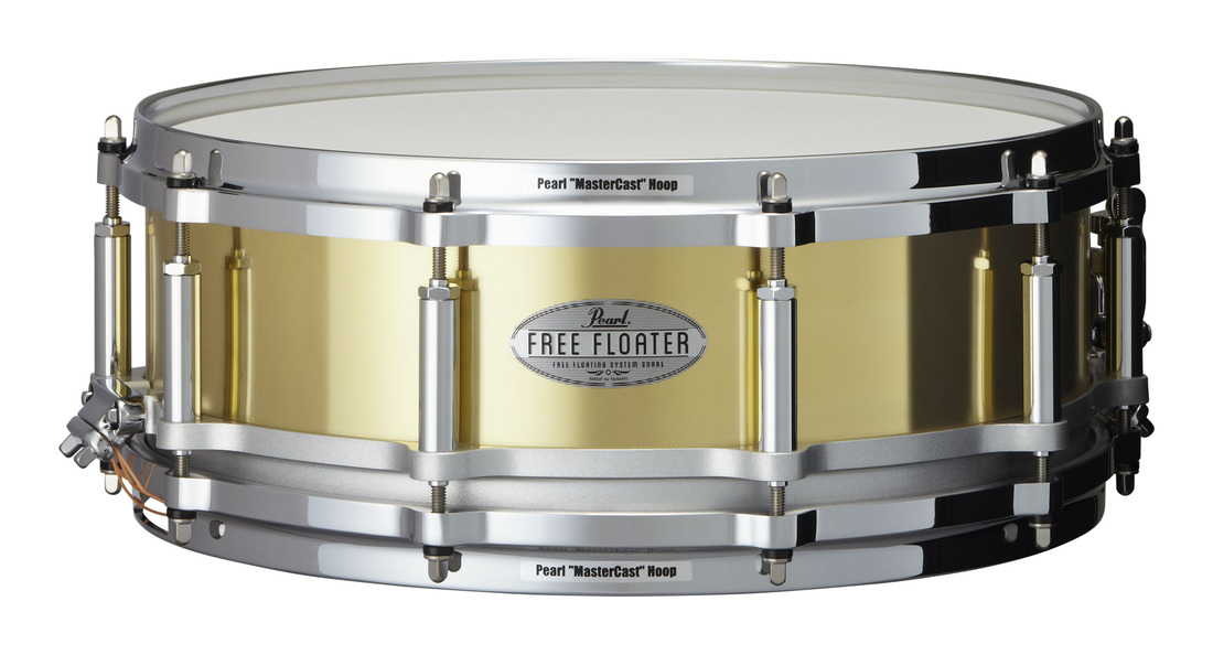 Free Floating 14"x5" Brass Snare Drum