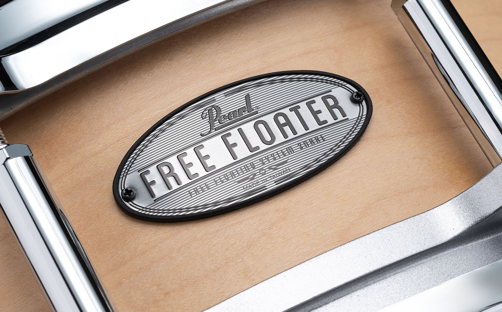 FTMM1450 Free Floater 14x5.0 Maple Snare Drum 321 Satin Maple