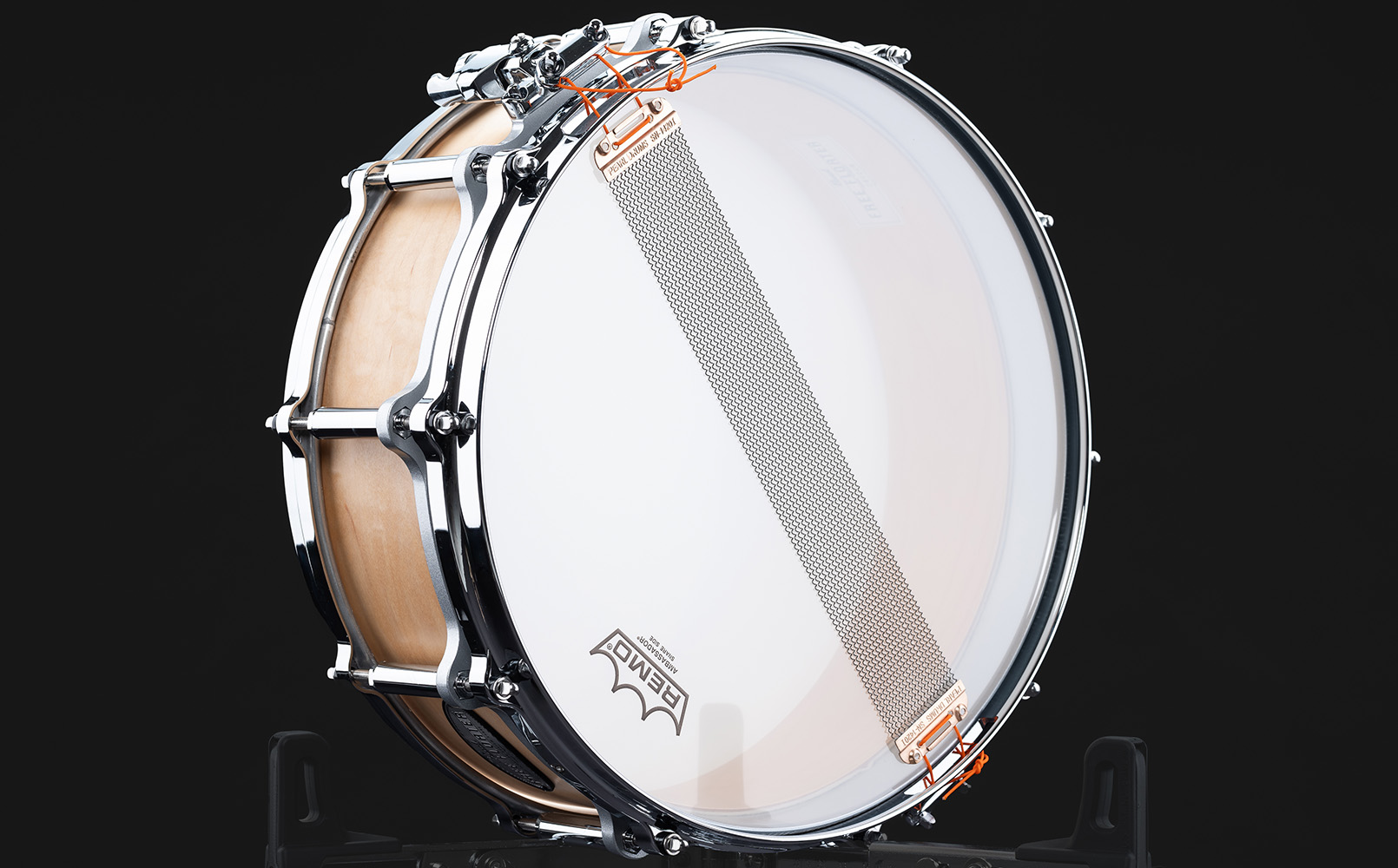 FTMM1450 Free Floater 14x5.0 Maple Snare Drum 321 Satin Maple