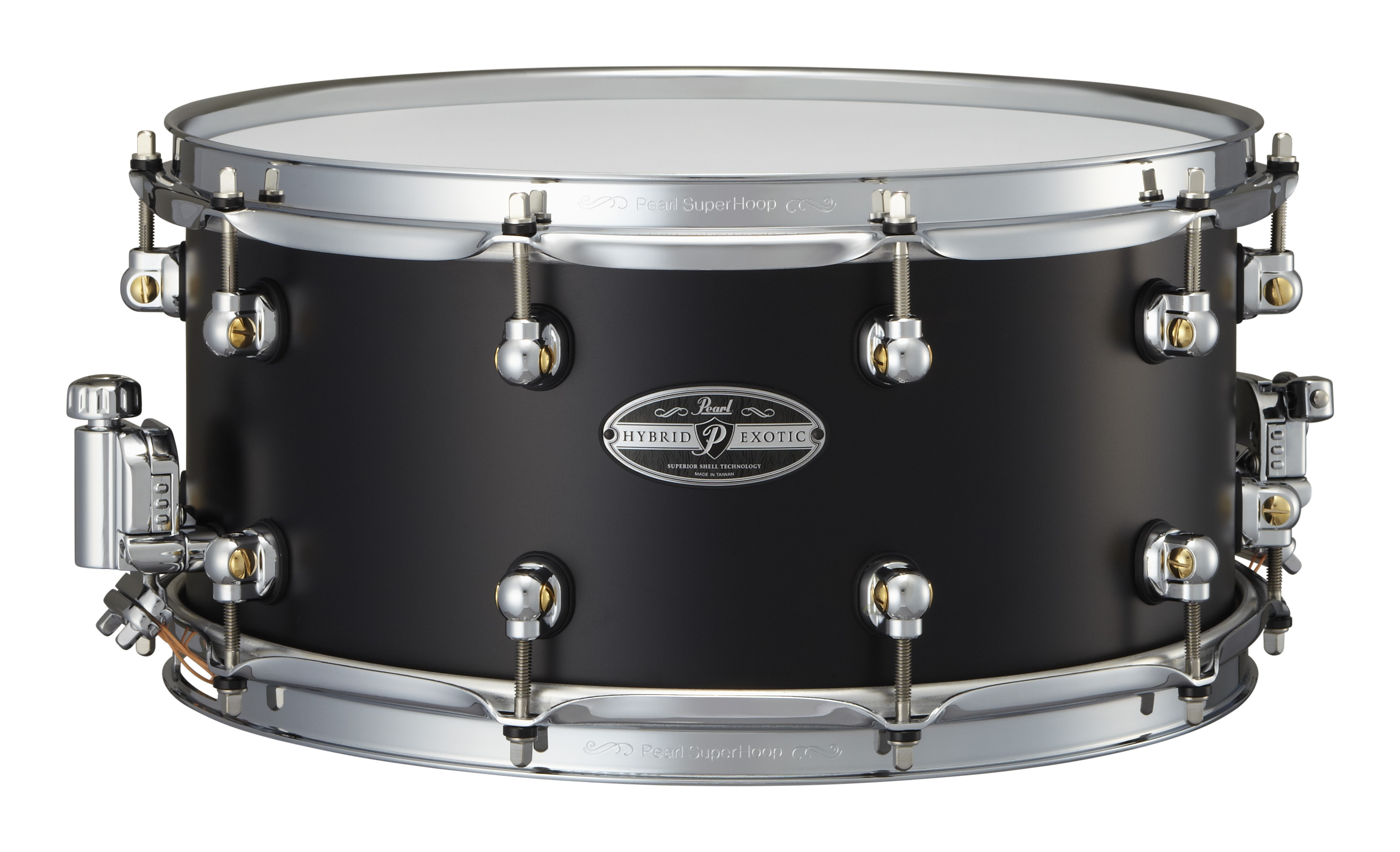 Pearl Hybrid Exotic Cast Aluminum Snare Drums