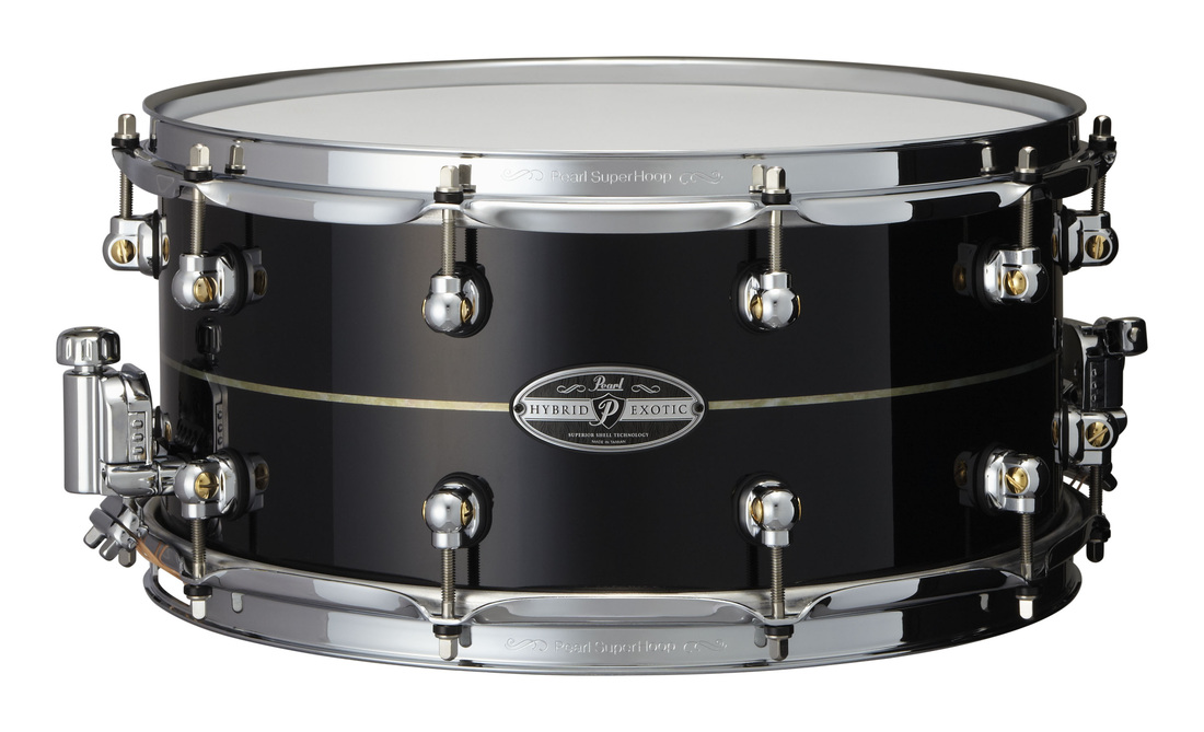 Hybrid Exotic Kapur/Fiberglass Snare Drums
