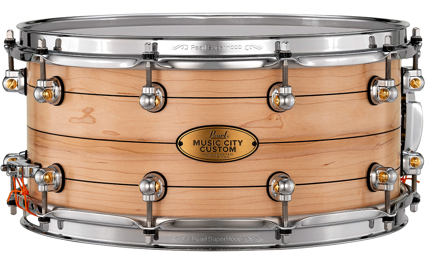 14x6.5 Maple - Wire-Burned Tri-Band