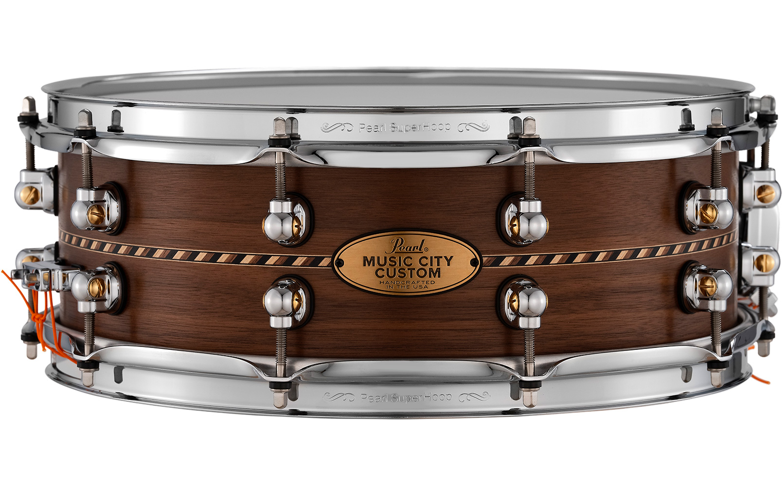 14x5 Walnut - Frontier Walnut with Saloon Rosary Inlay