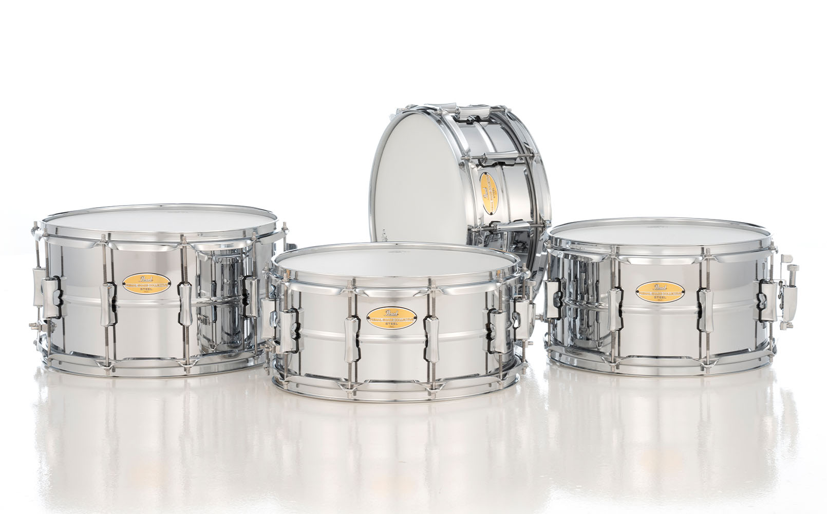 PrimalCollectiveSteelSnareDrumFamily