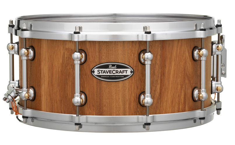 SCD1465MK 14x6.5 Stavecraft Makha with Thai Oak DadoLock Snare Drum Satin Natural.