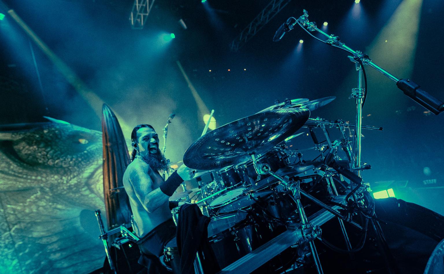 Jocke Wallgreen - Pearl Drums - Photo By Dieter Unrath